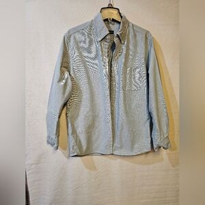 Light Blue Button-Up Shirt See Pic For Measurements